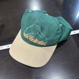 Vintage Ducks Unlimited Green Hat Wetland Conservation ‌SnapBack Embroidered USA